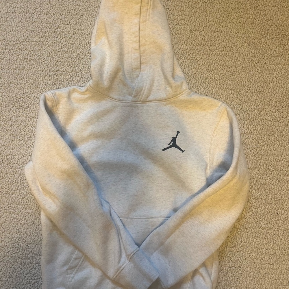 Light Gray Hoodie with Iconic Logo